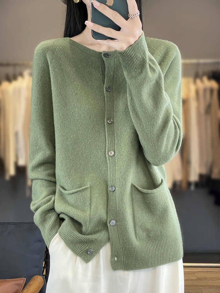 Women Fashion Merino Wool Swea - Wool Coat Peacoat 评论和价格