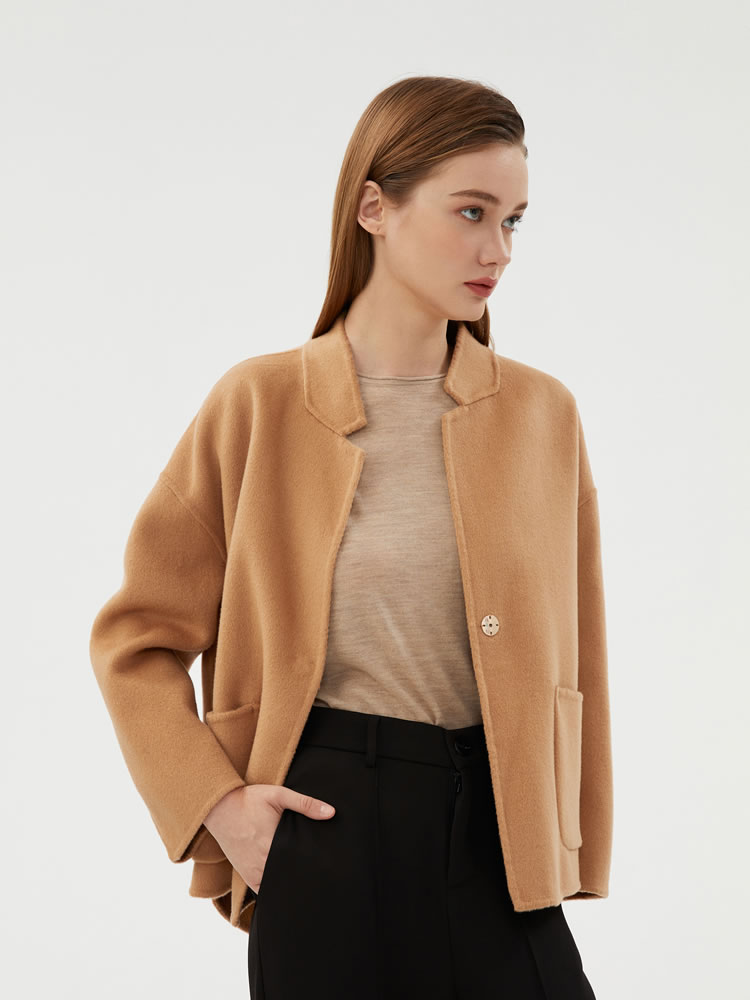 CAIXINGLE 2023 Autumn and Wint - Wool Coat Peacoat 评论和价格