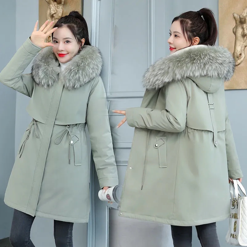 Thicken Parkas 8XL New Winter  - Wool Coat Peacoat 评论和价格